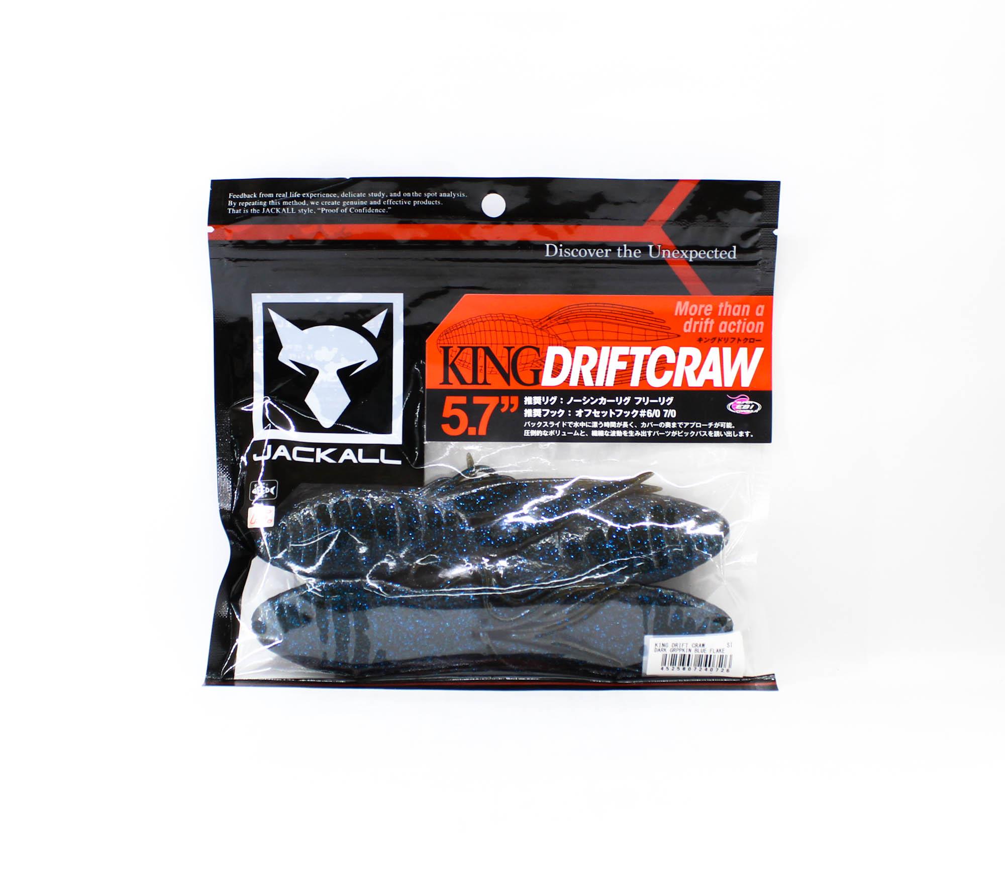 Jackall Мягкая приманка King Drift Craw 5.7 Дюйма DG Pumpkin Blue Flake (0726)
Jackall Мягкая приманка King Drift Craw 5.7 Дюйма DG Pumpkin Blue Flake (0726)