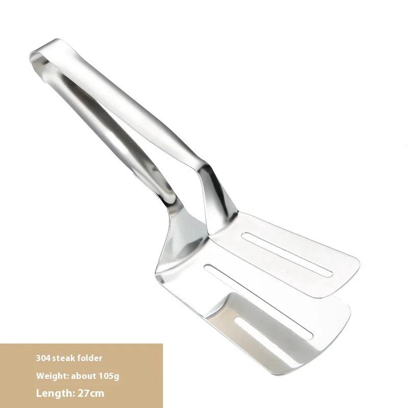 Kitchenware Steak Clip Multifunctional Food Tongs Stainless Steel BBQ Bread Clip Frying Shovel Clip Fried Fish Shovel Household
Kitchenware Steak Clip Multifunctional Food Tongs Stainless Steel BBQ Bread Clip Frying Shovel Clip Fried Fish Shovel Household
