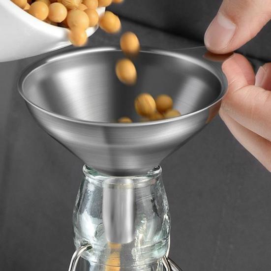 Yousheng Stainless Steel Kitchen Funnels Set Food Grade Powder Transfer Funnel for Filling Bottles Cooking Oil Pouring Tool for Spices Salt Herbs 3 Pcs
Yousheng Stainless Steel Kitchen Funnels Set Food Grade Powder Transfer Funnel for Filling Bottles Cooking Oil Pouring Tool for Spices Salt Herbs 3 Pcs