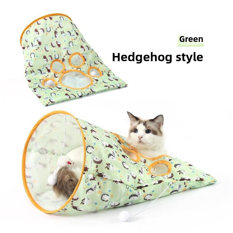 Folding Paper Cat Tunnel Toy Cat Burrows Through Pocket Rolling Dragon Passage Toy Interactive Play Hedgehog Edition (1pc)
Folding Paper Cat Tunnel Toy Cat Burrows Through Pocket Rolling Dragon Passage Toy Interactive Play Hedgehog Edition (1pc)