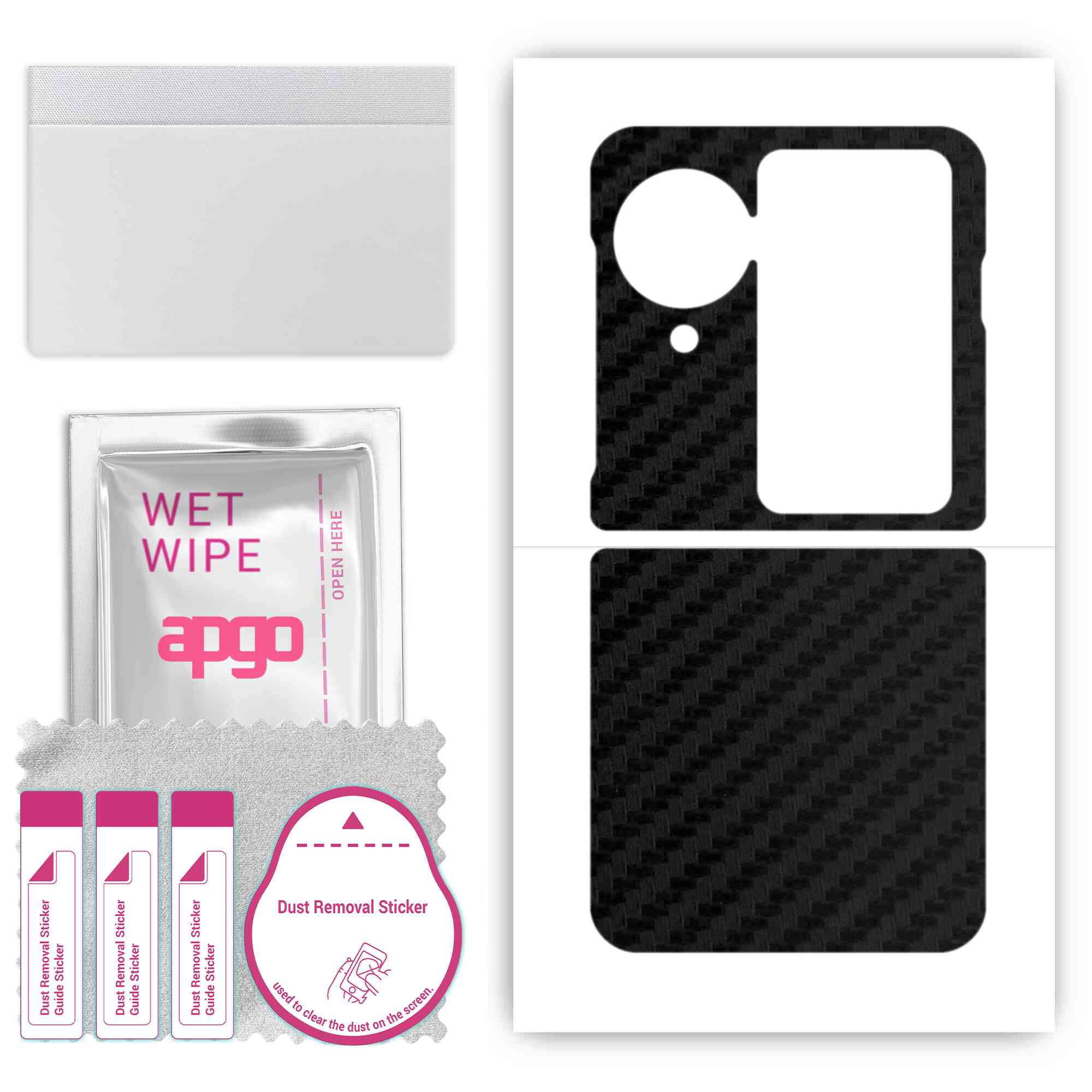 apgo Protective Skin Sticker for the back compatible with Oppo Find N3 Flip, Wrap Film, Foil, Vinyl - Pattern Carbon Black
apgo Protective Skin Sticker for the back compatible with Oppo Find N3 Flip, Wrap Film, Foil, Vinyl - Pattern Carbon Black