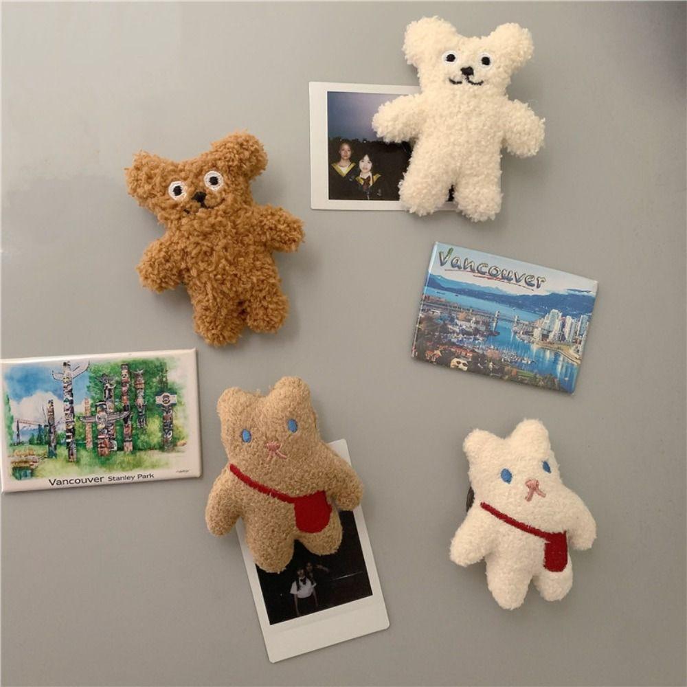 Plush Doll 3D Bear Fridge Magnet Cartoon Bear Plush Toys Bear Fridge Sticker Birthday Present
Plush Doll 3D Bear Fridge Magnet Cartoon Bear Plush Toys Bear Fridge Sticker Birthday Present