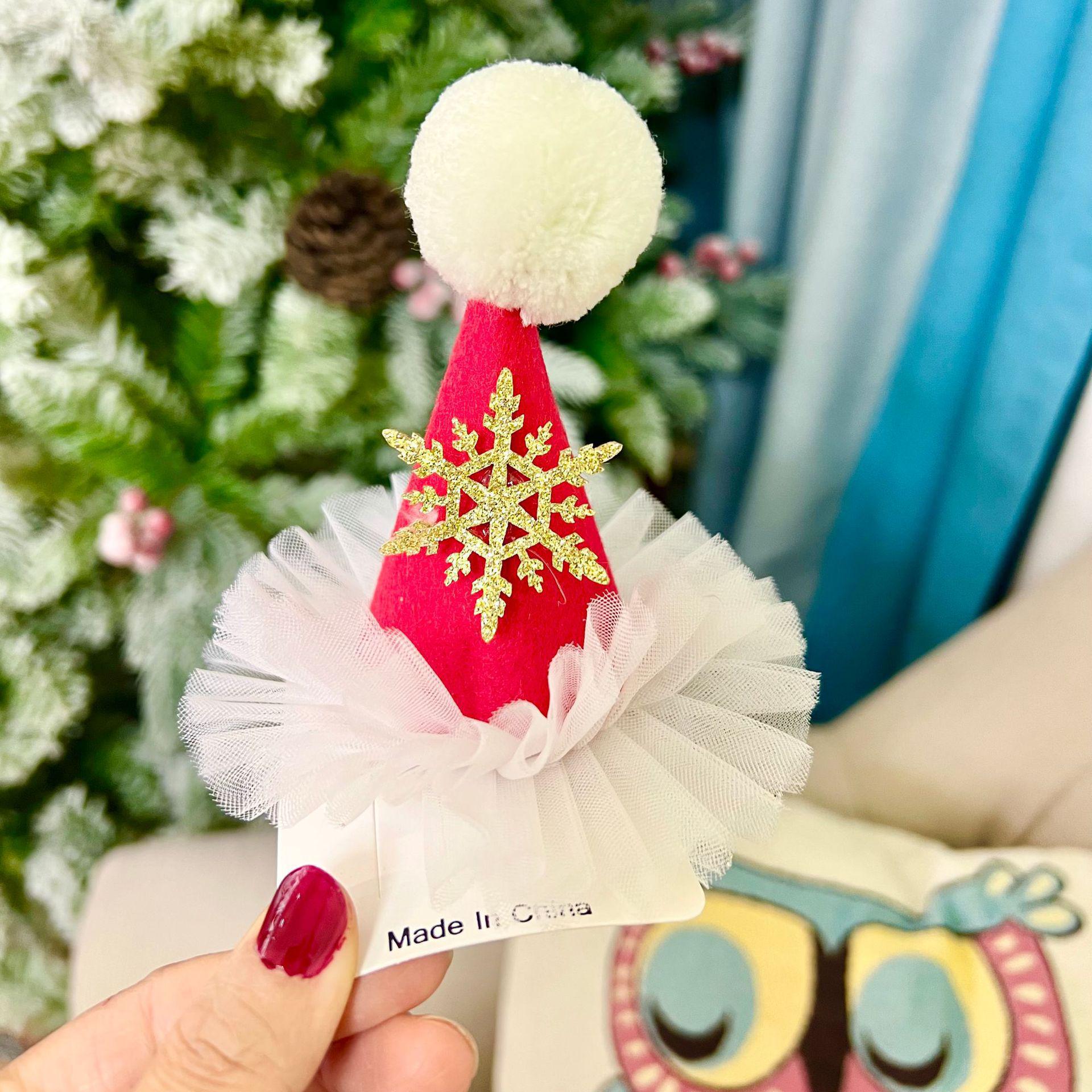 2025 Christmas Reindeer Snowflake Mini Hat Hair Clip - Cute Holiday Hair Accessories
2025 Christmas Reindeer Snowflake Mini Hat Hair Clip - Cute Holiday Hair Accessories