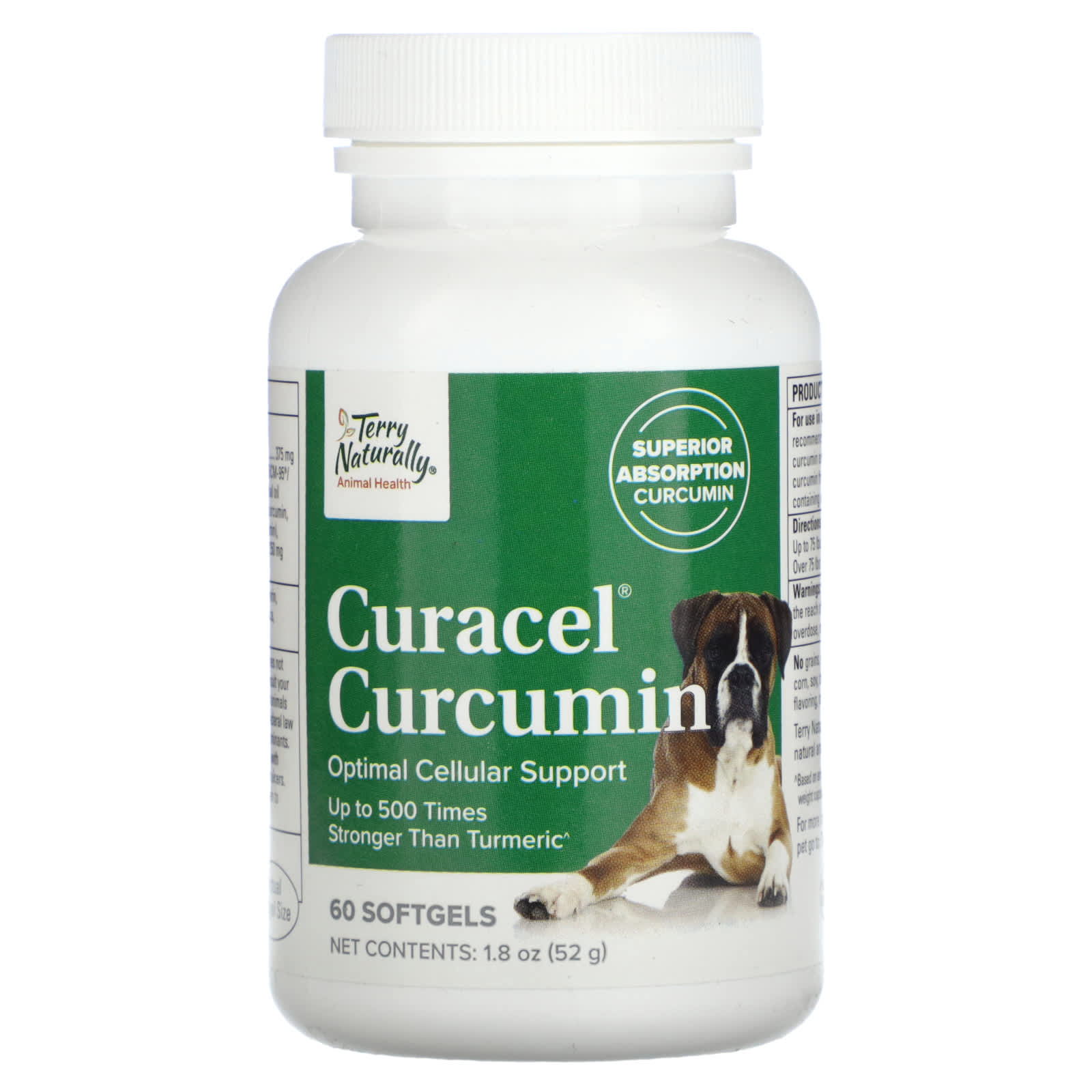 Curacel Curcumin, Optimal Cellular Improvement, For Dogs, 60 Softgels
Curacel Curcumin, Optimal Cellular Improvement, For Dogs, 60 Softgels