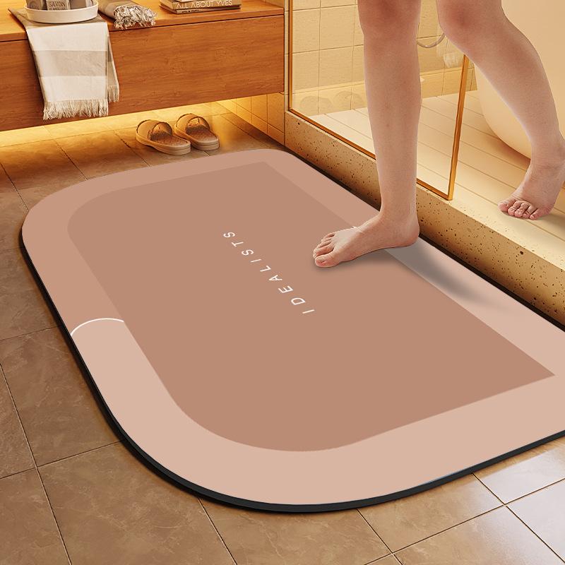 Simple Bathroom Floor Mat Household Absorbent Diatom Mud Floor Mat Thickened Quick-Drying Wear-Resistant Non-Slip Mat At The Bathroom Door 40*60cm
Simple Bathroom Floor Mat Household Absorbent Diatom Mud Floor Mat Thickened Quick-Drying Wear-Resistant Non-Slip Mat At The Bathroom Door 40*60cm