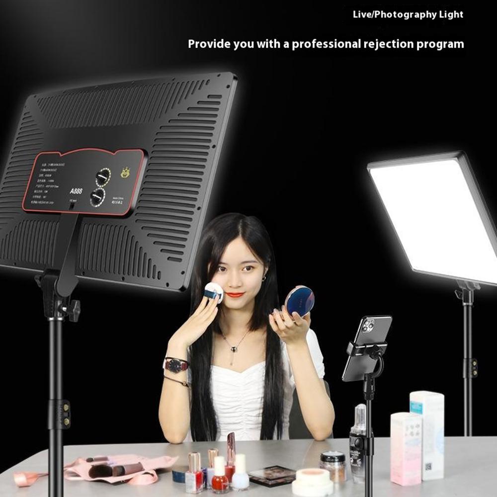 A888 14 Inch LED Panel Light Indoor Photography Live Streaming Phone Filming Fill Light with Remote Control EU Plug
A888 14 Inch LED Panel Light Indoor Photography Live Streaming Phone Filming Fill Light with Remote Control EU Plug