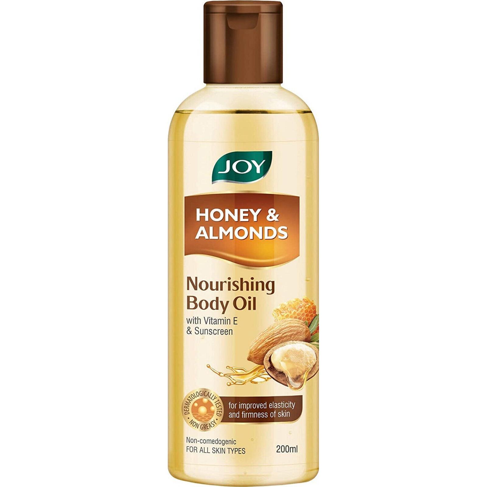 JOY Honey & Almonds Nourishing Body Oil with Vitamin E For 200ml 35S 2%
JOY Honey & Almonds Nourishing Body Oil with Vitamin E For 200ml 35S 2%