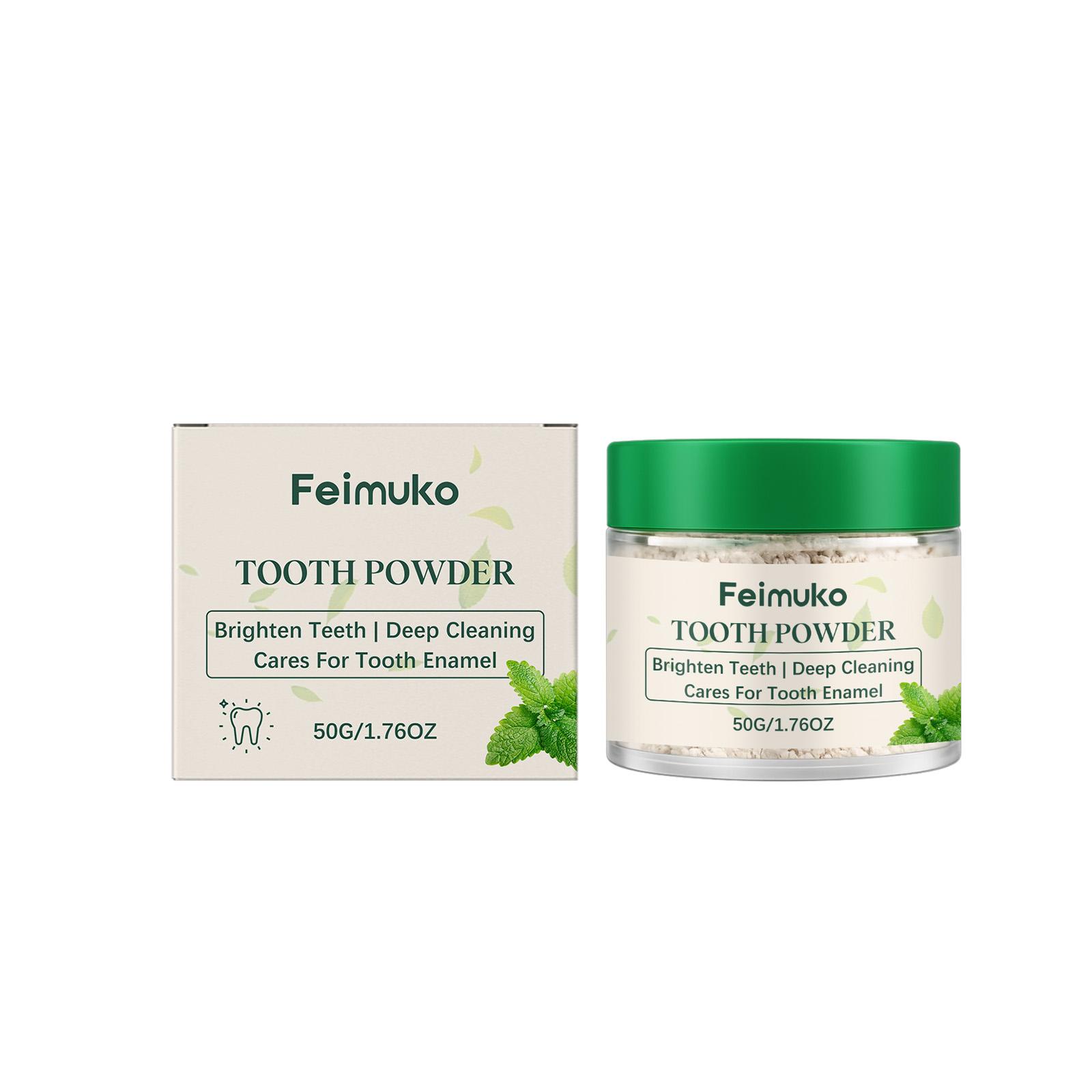 Mint Brightening Teeth Powder - Fresh Breath & Gentle Daily Cleaning - Natural Whitening Oral Care 50g
Mint Brightening Teeth Powder - Fresh Breath & Gentle Daily Cleaning - Natural Whitening Oral Care 50g
