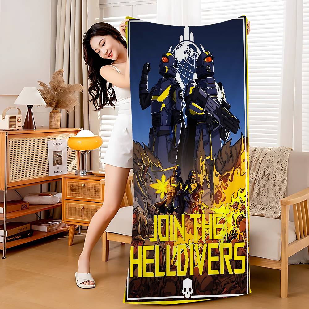 Game Helldiver 2 Microfiber Blanket Quick Drying Beach Towels Oversized Printing Super Absorbent Pool Towel Blanket W30*H60(CM)
Game Helldiver 2 Microfiber Blanket Quick Drying Beach Towels Oversized Printing Super Absorbent Pool Towel Blanket W30*H60(CM)