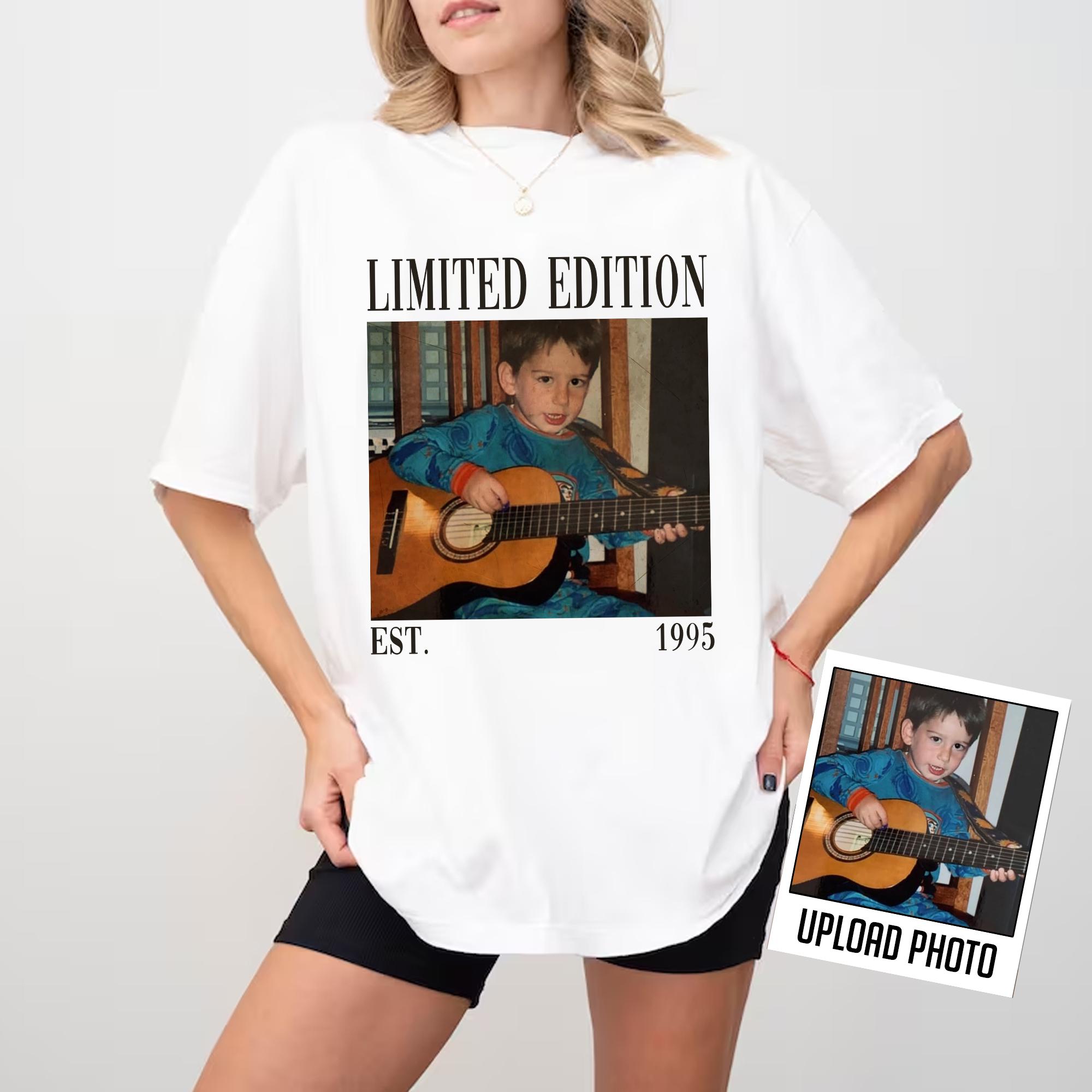 Custom Vintage Photo and Year Vintage Est 1995 Shirt 30th Birthday Gift Birthday Party Shirt S
Custom Vintage Photo and Year Vintage Est 1995 Shirt 30th Birthday Gift Birthday Party Shirt S