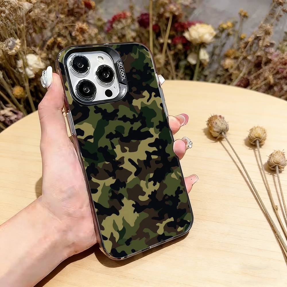 Camouflage Camo Military Army Phone Case For iPhone 17,16,15,14,13,12,11 Plus,Pro Max,XS,Colorful Silver Phone case Funda Cover iPhone13
Camouflage Camo Military Army Phone Case For iPhone 17,16,15,14,13,12,11 Plus,Pro Max,XS,Colorful Silver Phone case Funda Cover iPhone13