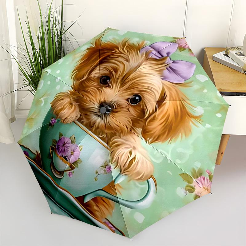1pc Teacup Pup Automatic Opening/Closing Umbrella with Operation & Windproof Canopy yy260311015
1pc Teacup Pup Automatic Opening/Closing Umbrella with Operation & Windproof Canopy yy260311015