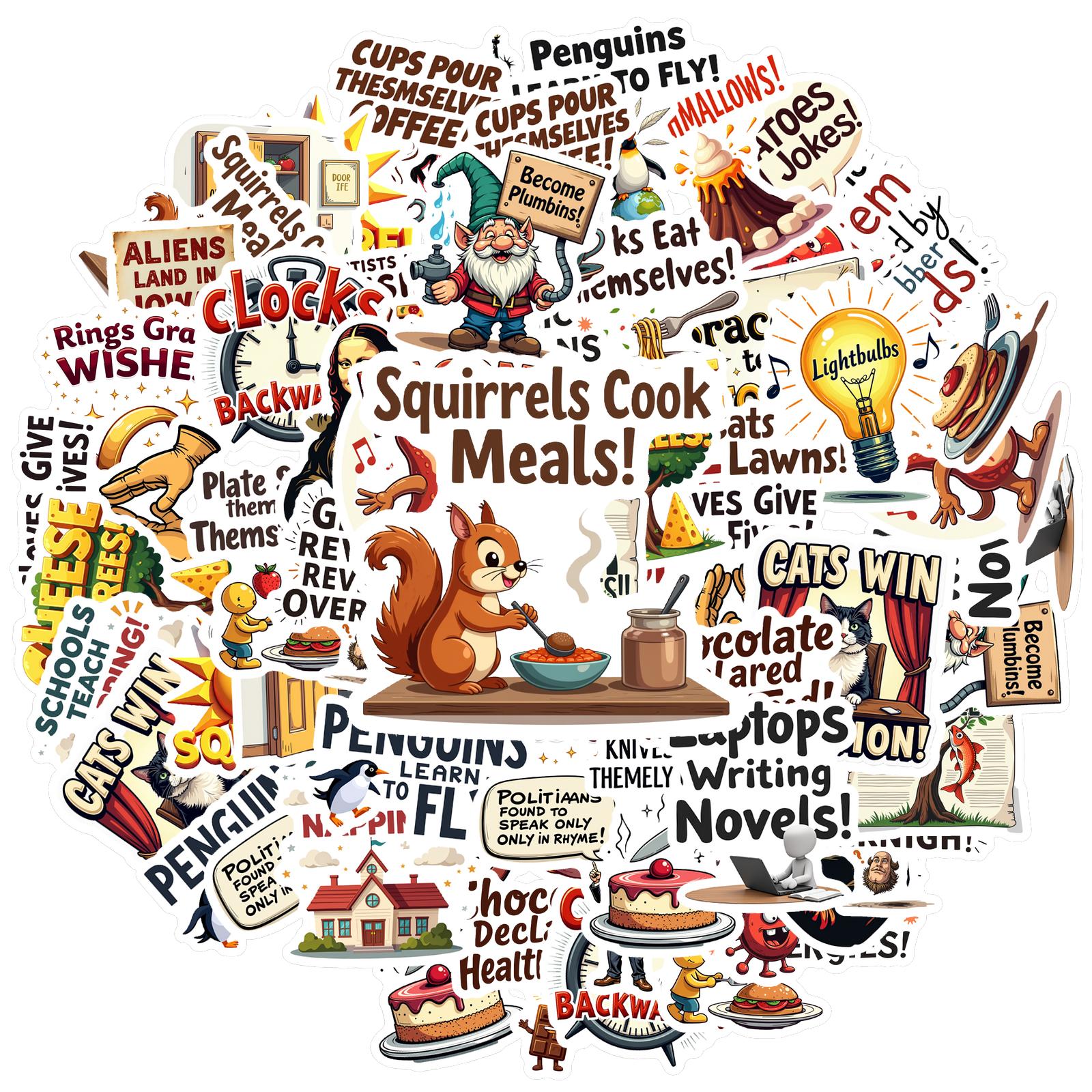 35-70pcs Witty Whimsical Stickers Fun Stationery Stickers Eacher Reward School Supplies Graffiti Decals Luggage Laptop Phone
35-70pcs Witty Whimsical Stickers Fun Stationery Stickers Eacher Reward School Supplies Graffiti Decals Luggage Laptop Phone