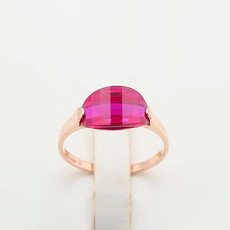 Russian Purple Gold Ruby Ring Simple Temperament Rose Gold Plated Watermelon Petal Red Ingot Ring Women Adjustable opening
Russian Purple Gold Ruby Ring Simple Temperament Rose Gold Plated Watermelon Petal Red Ingot Ring Women Adjustable opening