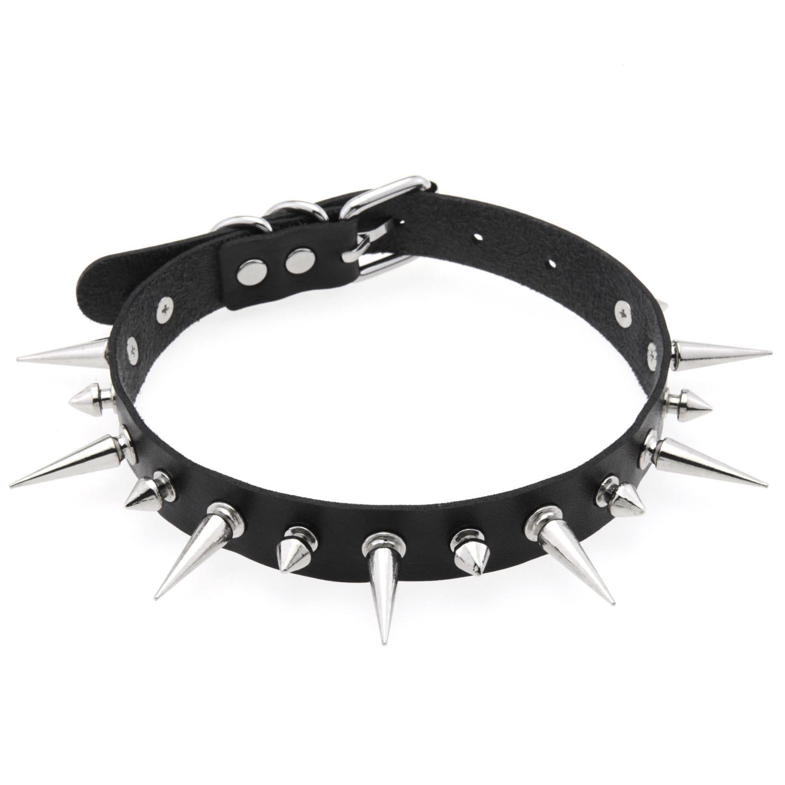 Punk Long Spike Choker Pu Leather Collar For Women Men Cool Big Rivets Studded Chocker Goth Style Necklace Emo Accessories
Punk Long Spike Choker Pu Leather Collar For Women Men Cool Big Rivets Studded Chocker Goth Style Necklace Emo Accessories
