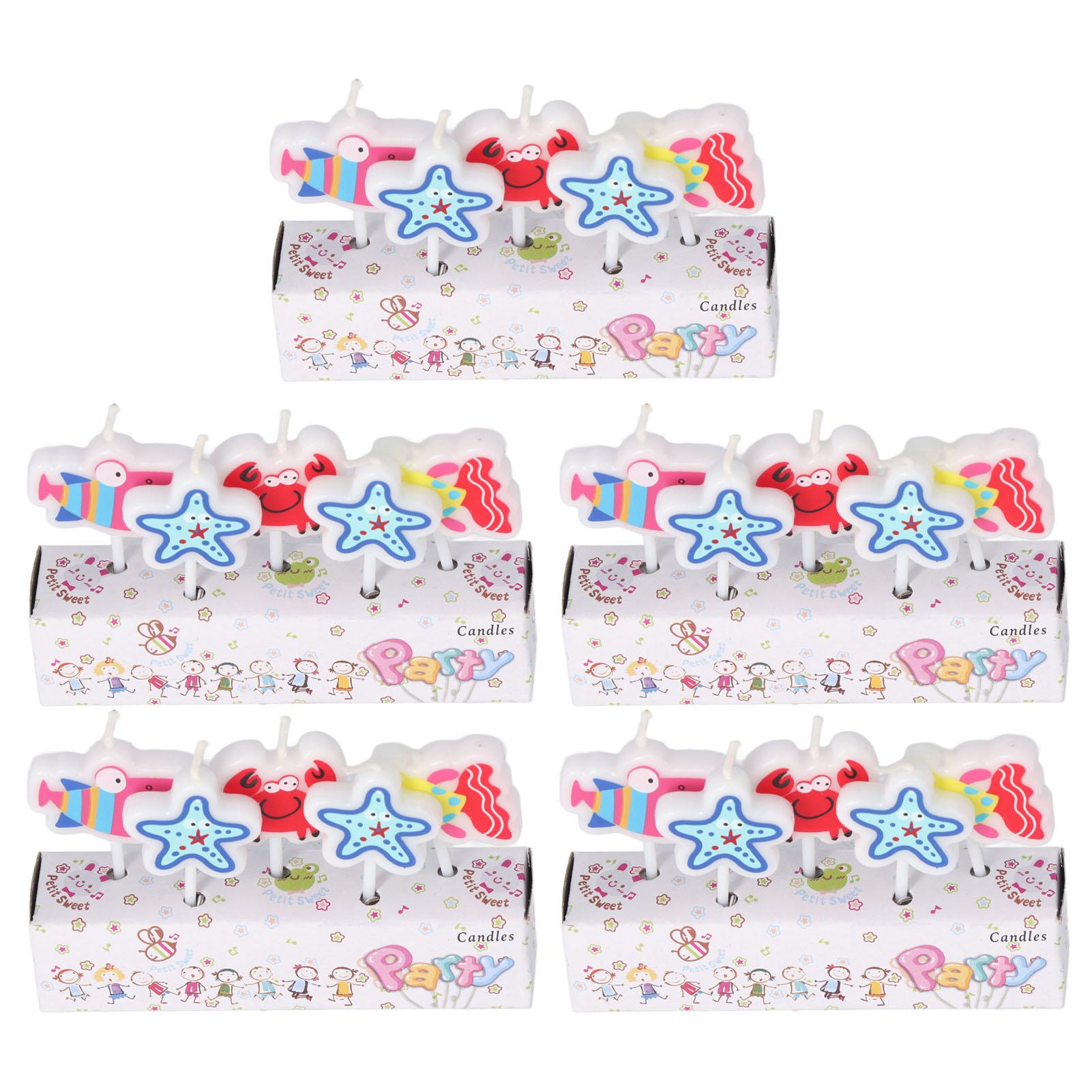 25 шт. Свечи на день рождения Морская тематика Морская звезда Краб Форма Декоративный восковой материал Украшения для торта
25 шт. Свечи на день рождения Морская тематика Морская звезда Краб Форма Декоративный восковой материал Украшения для торта