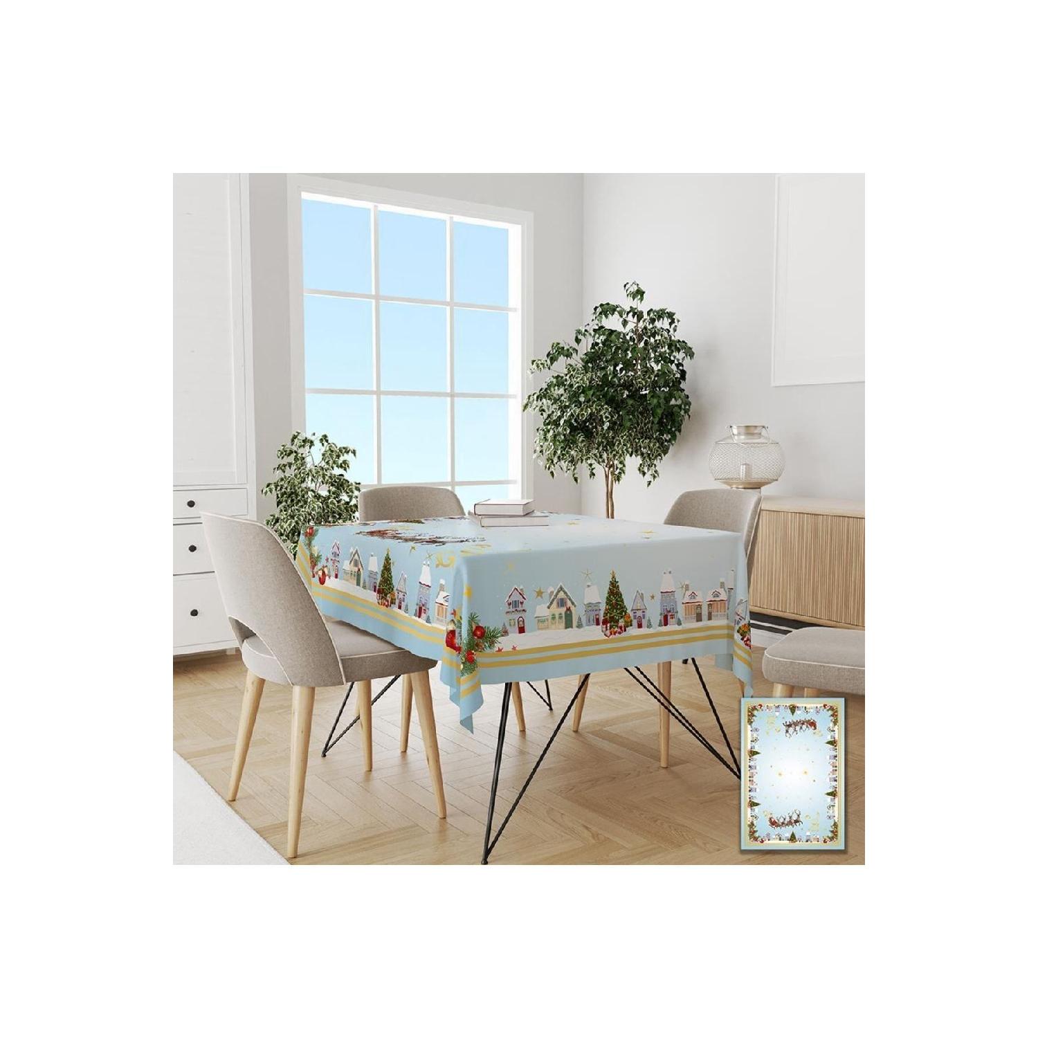 Pine Tree And Houses New Year s Themed Easy To Clean Stain-repellent, Carefree Tablecloth 120 x 150 чистый
Pine Tree And Houses New Year s Themed Easy To Clean Stain-repellent, Carefree Tablecloth 120 x 150 чистый