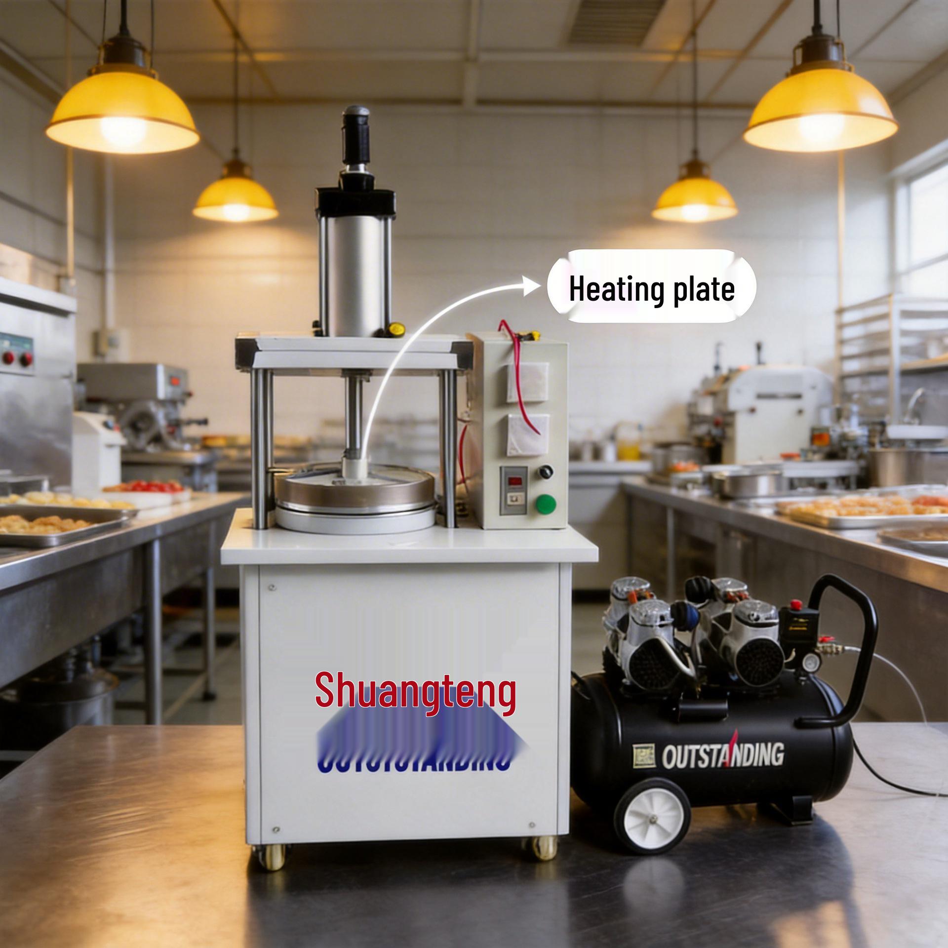 Automatic Pancake & Flatbread Maker - Jinsong Machine for Thin Pancakes, Braised Meat Wraps, and Roast Duck Pancakes. Perfect for Small Food Ventures.
Automatic Pancake & Flatbread Maker - Jinsong Machine for Thin Pancakes, Braised Meat Wraps, and Roast Duck Pancakes. Perfect for Small Food Ventures.