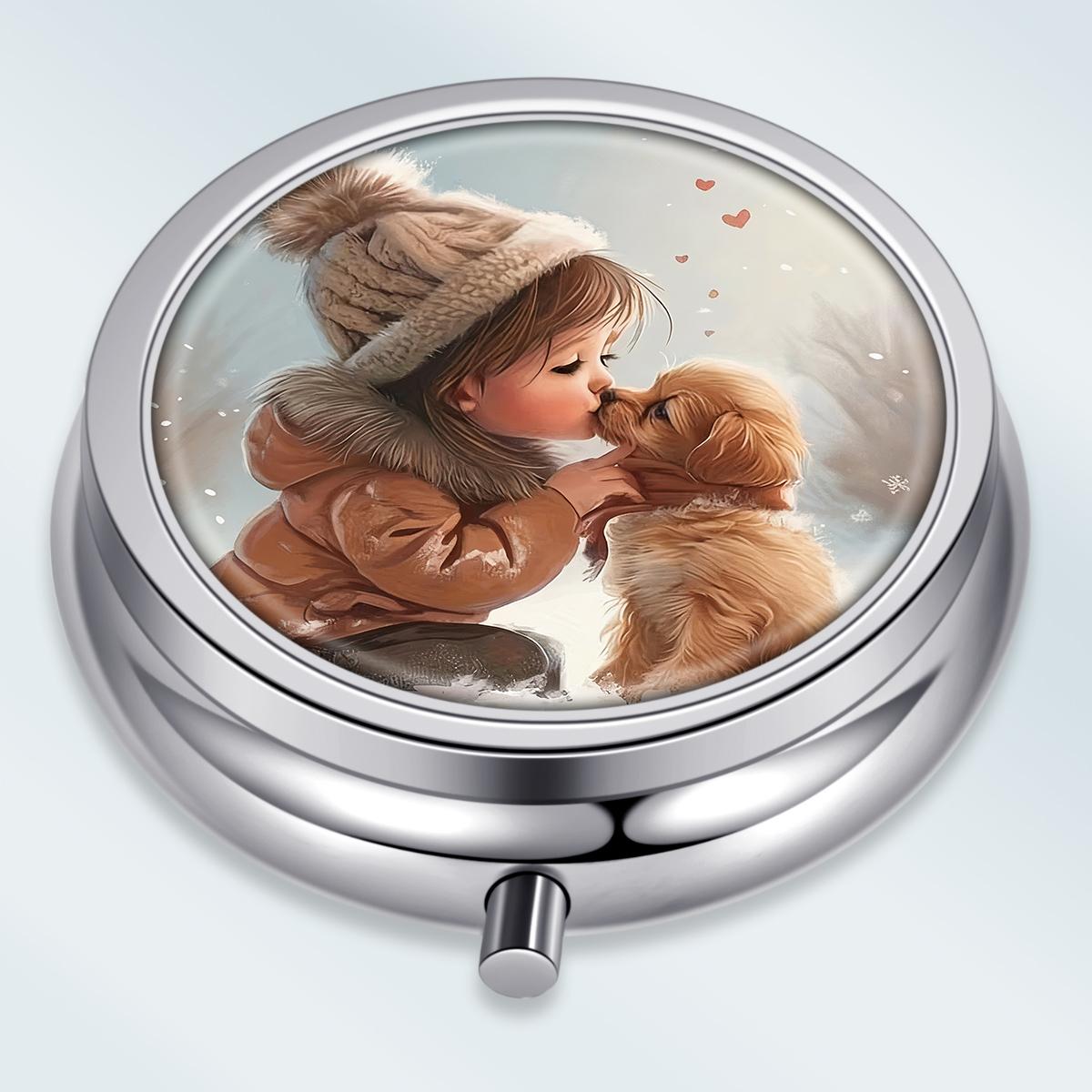 Portable Pill Box with 3 Compartments, Mini Metal Medicine Organizer Case, Cute Printed Pill Container for Vitamins, Pills, Jewelry, Travel, Daily Use різнокольоровий
Portable Pill Box with 3 Compartments, Mini Metal Medicine Organizer Case, Cute Printed Pill Container for Vitamins, Pills, Jewelry, Travel, Daily Use різнокольоровий