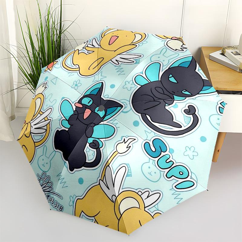 1pc Fantasy Kitty Friends Umbrella with Plastic Handle,Suitable for All Seasons Home Travel Outdoor UmbrellaM1042
1pc Fantasy Kitty Friends Umbrella with Plastic Handle,Suitable for All Seasons Home Travel Outdoor UmbrellaM1042