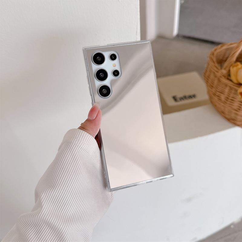 Глянцевый зеркальный чехол для Samsung S24 Ultra S23 S22 Plus S21 A55 A54 A52 A35 A34 A15, прозрачный мягкий бампер из ТПУ, тонкий противоударный защитный чехол для телефона Samsung A52 5G/4G/A52S серебряный
Глянцевый зеркальный чехол для Samsung S24 Ultra S23 S22 Plus S21 A55 A54 A52 A35 A34 A15, прозрачный мягкий бампер из ТПУ, тонкий противоударный защитный чехол для телефона Samsung A52 5G/4G/A52S серебряный