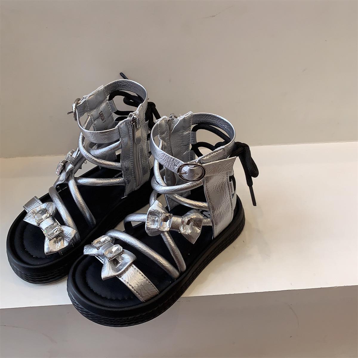 2026 Bow Summer Classmate Girls Sandals Girls Low Roman Cool Boots 30 срібний
2026 Bow Summer Classmate Girls Sandals Girls Low Roman Cool Boots 30 срібний