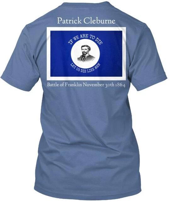 Patrick Cleburne Civil War Army Of Tennessee T shirt Made in USA Size S to 5XL M
Patrick Cleburne Civil War Army Of Tennessee T shirt Made in USA Size S to 5XL M