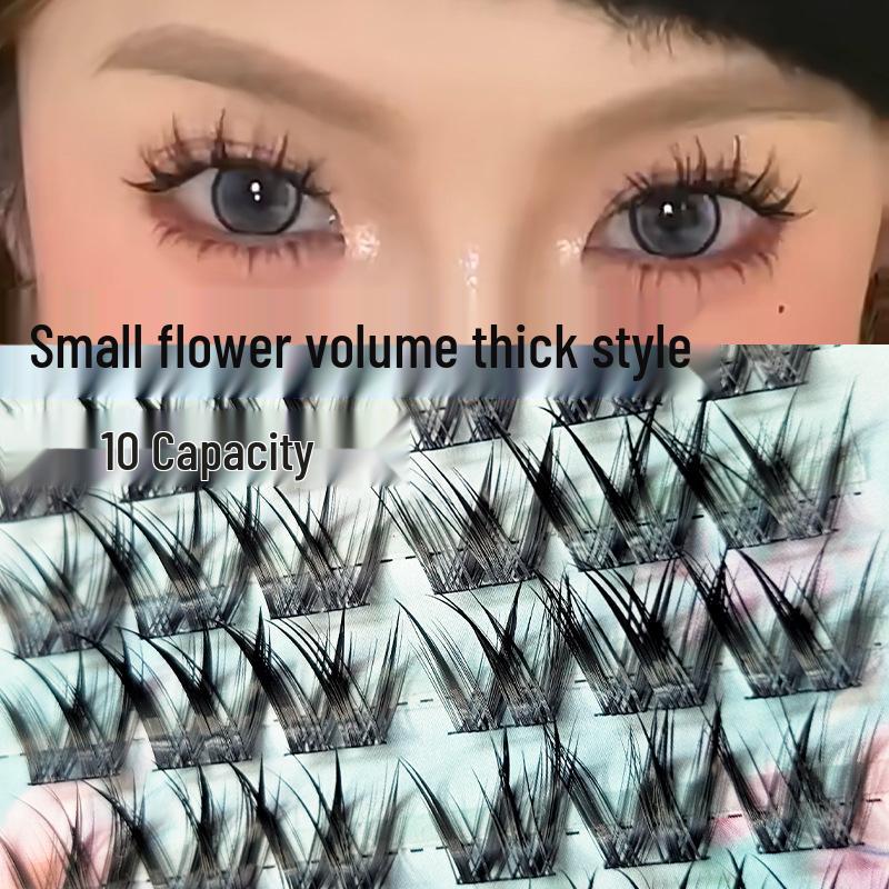 Yue Jiao Niang W-Shaped Double V Thick Curl False Eyelashes - Natural, Single Tuft for Comic Look
Yue Jiao Niang W-Shaped Double V Thick Curl False Eyelashes - Natural, Single Tuft for Comic Look