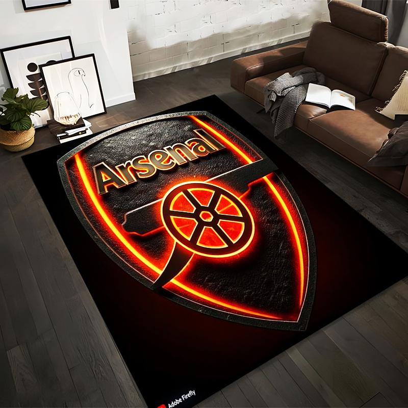 Black and Red Arsenal Emblem Carpet with Cannon Wheel Design Suitable for use as an anti-slip for living room bedroom sofas 40x60cm( 15x23in )
Black and Red Arsenal Emblem Carpet with Cannon Wheel Design Suitable for use as an anti-slip for living room bedroom sofas 40x60cm( 15x23in )