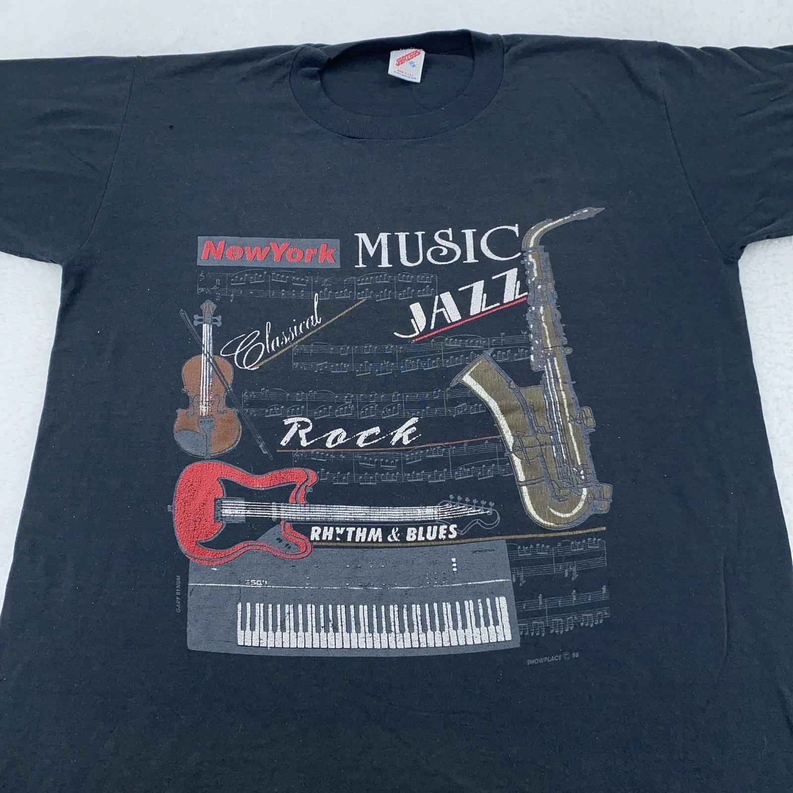 Vintage New York Music Shirt Mens Large Jazz Rock Classical Rhythm Blues 90s 4XL
Vintage New York Music Shirt Mens Large Jazz Rock Classical Rhythm Blues 90s 4XL