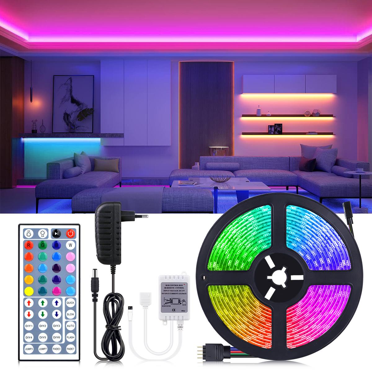 Светодиодные ленты IP65 5M/10M Светодиодные комнатные светильники RGB 5050 Светодиодные ленты с изменением цвета с помощью дистанционного светодиодного контроллера с адаптером ЕС или США
Светодиодные ленты IP65 5M/10M Светодиодные комнатные светильники RGB 5050 Светодиодные ленты с изменением цвета с помощью дистанционного светодиодного контроллера с адаптером ЕС или США