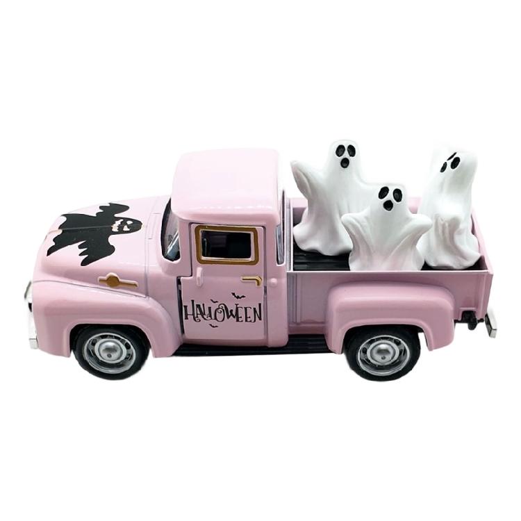 Vintage Metal Truck with Ghostly Ornament Halloween Collectible Alloy Craft Detailed Vehicle Model Office Desk Decors рожевий
Vintage Metal Truck with Ghostly Ornament Halloween Collectible Alloy Craft Detailed Vehicle Model Office Desk Decors рожевий