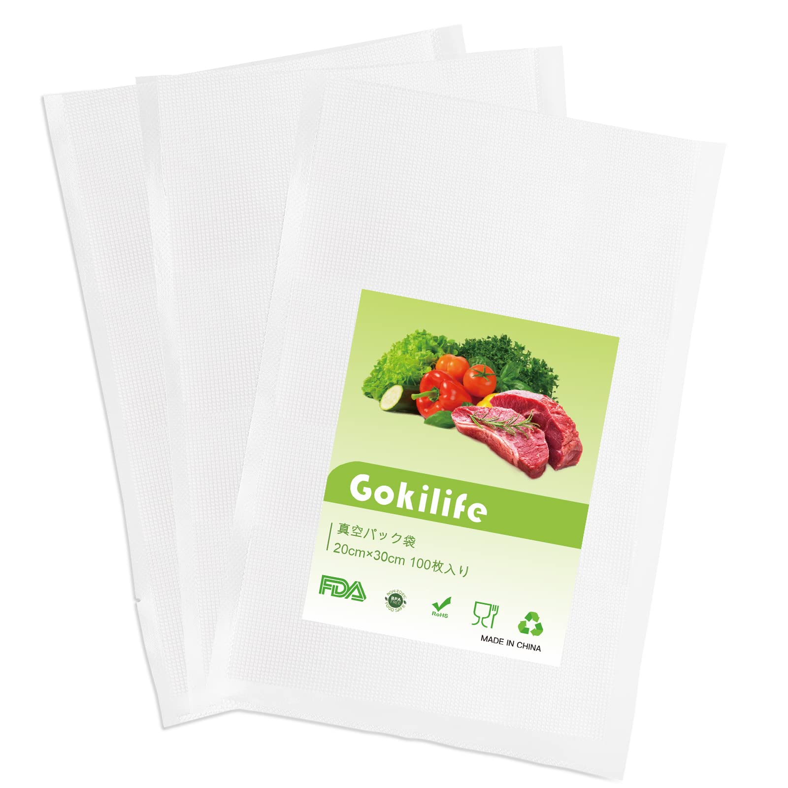 Gokilife Vacuum Packing Bags 20 x 30 cm x 100 pieces Vacuum Packing Machine Bags Vacuum Packing Roll Vacuum Vinyl Embossed Vacuum Packing Bags
Gokilife Vacuum Packing Bags 20 x 30 cm x 100 pieces Vacuum Packing Machine Bags Vacuum Packing Roll Vacuum Vinyl Embossed Vacuum Packing Bags