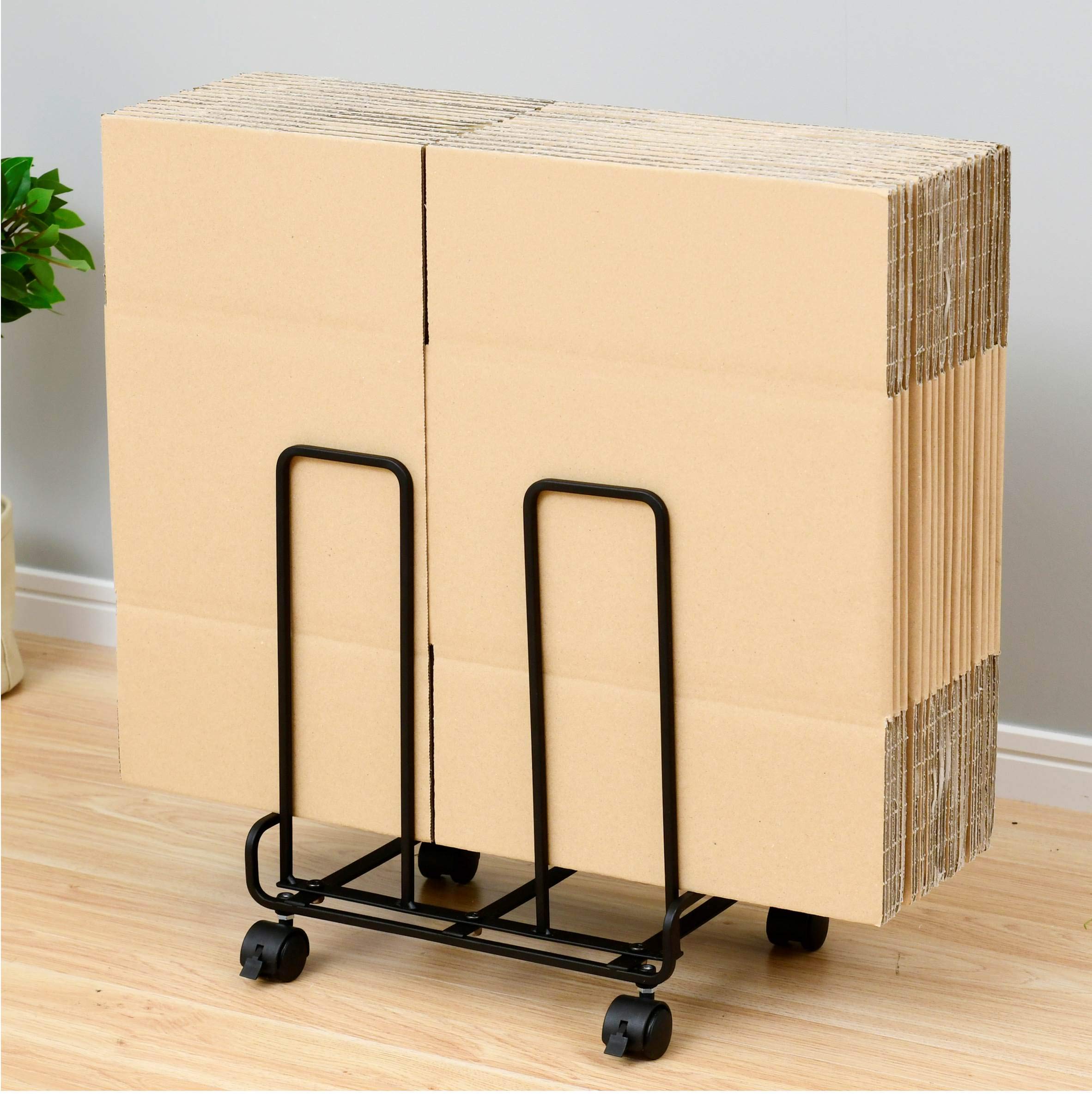 YAMAZEN Cardboard Storage Width x Depth Easy to store and not easy to fall over size and small Easy to put together Cardboard rack with casters Black чорний
YAMAZEN Cardboard Storage Width x Depth Easy to store and not easy to fall over size and small Easy to put together Cardboard rack with casters Black чорний