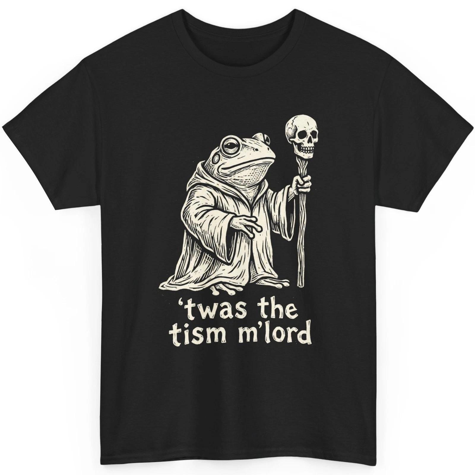 Twas The Tism MLord Frog Wizard Shirt Gothic Frog Mage Skull Staff Meme Tee 2XL
Twas The Tism MLord Frog Wizard Shirt Gothic Frog Mage Skull Staff Meme Tee 2XL