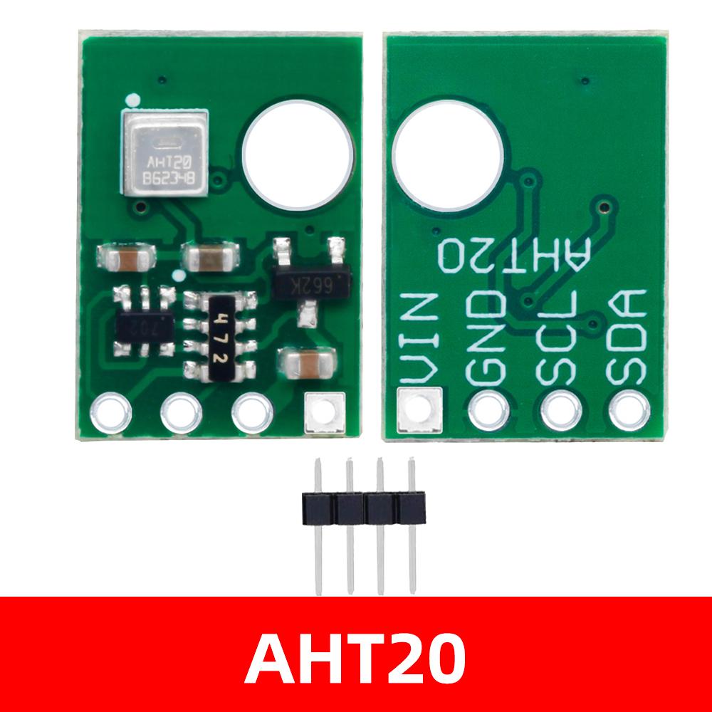EGBO High Precision Digital Temperature and Humidity Sensor Measurement Module I2C Communication Replace AHT30 AHT20 AHT10 AHT20 Green
EGBO High Precision Digital Temperature and Humidity Sensor Measurement Module I2C Communication Replace AHT30 AHT20 AHT10 AHT20 Green