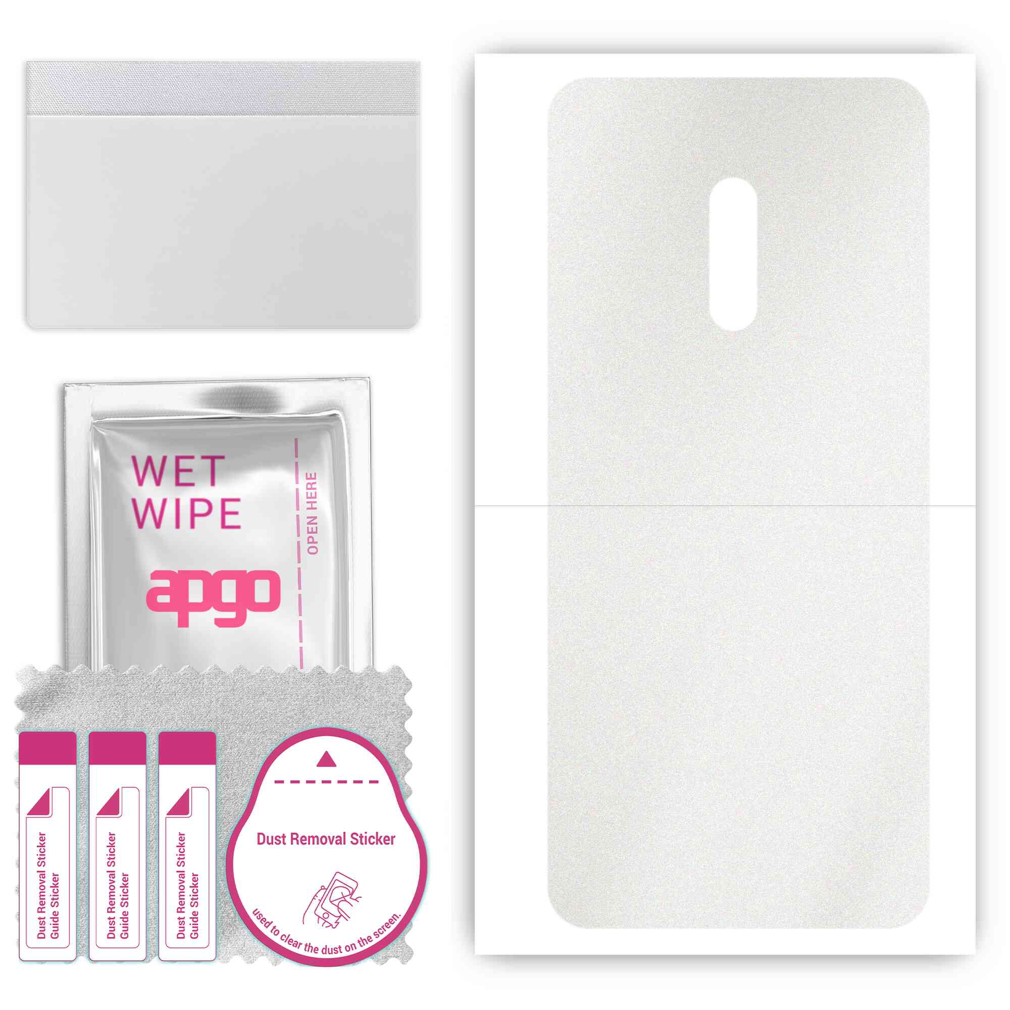 apgo Protective Skin Sticker for the back compatible with Realme X, Wrap Film, Foil, Vinyl - Pattern Matte Transparent
apgo Protective Skin Sticker for the back compatible with Realme X, Wrap Film, Foil, Vinyl - Pattern Matte Transparent