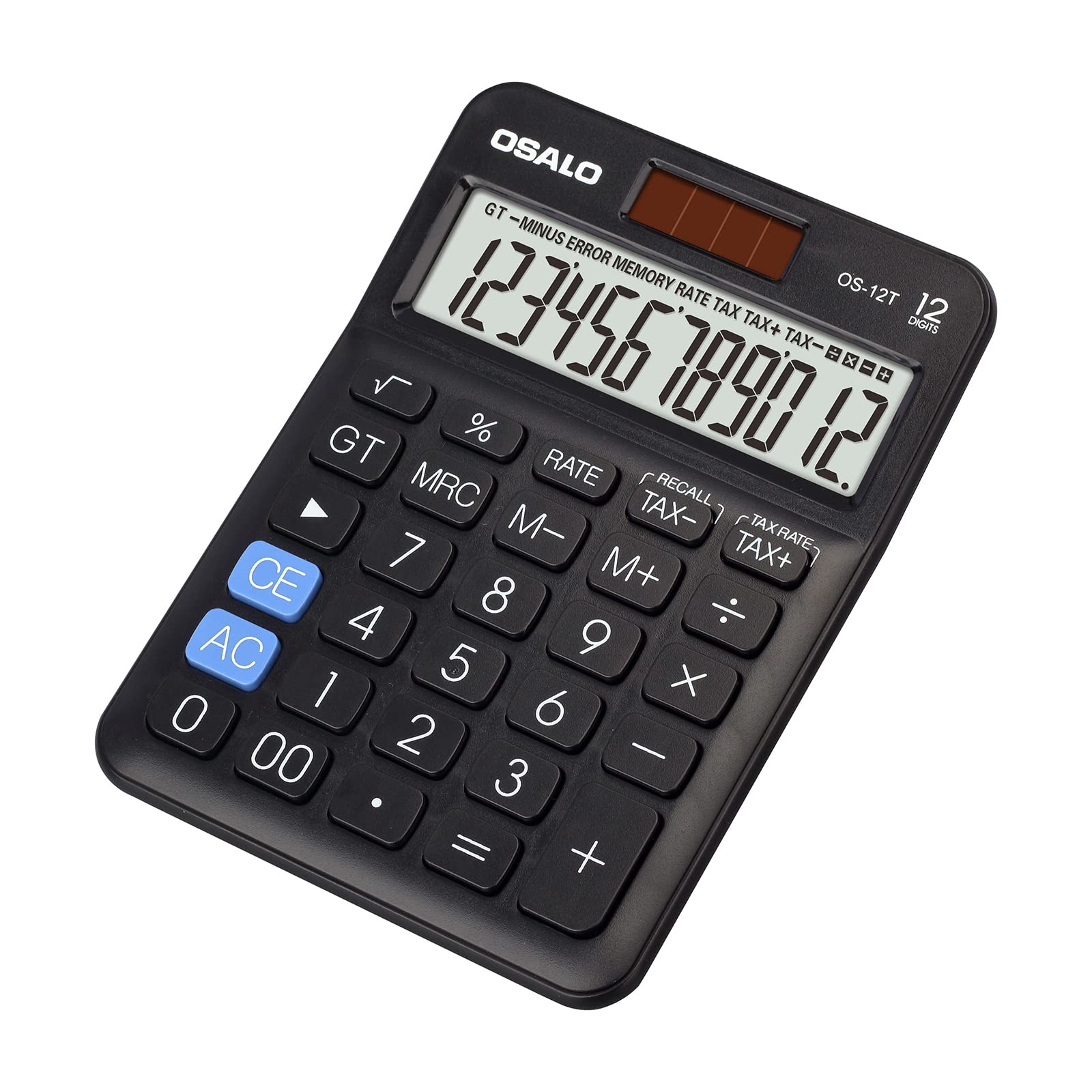 Desktop Calculator with Large LCD 12 and Big for and Business Use Display, Digits, Buttons, Battery-Operated, Solar-Powered, Desk, Office, Home,
Desktop Calculator with Large LCD 12 and Big for and Business Use Display, Digits, Buttons, Battery-Operated, Solar-Powered, Desk, Office, Home,