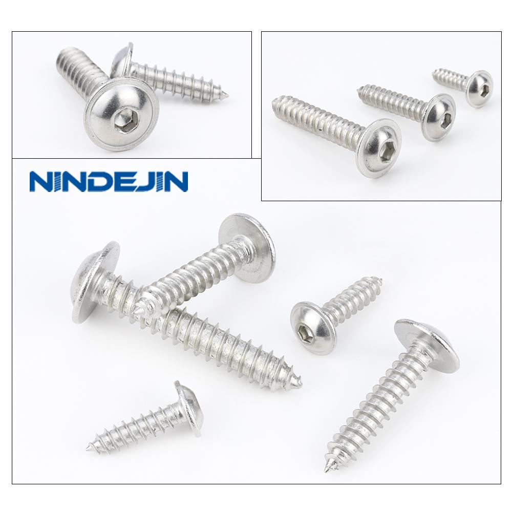 Hex Socket Button Flanged Washer Head Self Tapping Screws 304 Stainless Steel M3 M4 M5 M6 M8 Hexagon Round Head Tapping Screw M3x10x7 20pcs
Hex Socket Button Flanged Washer Head Self Tapping Screws 304 Stainless Steel M3 M4 M5 M6 M8 Hexagon Round Head Tapping Screw M3x10x7 20pcs