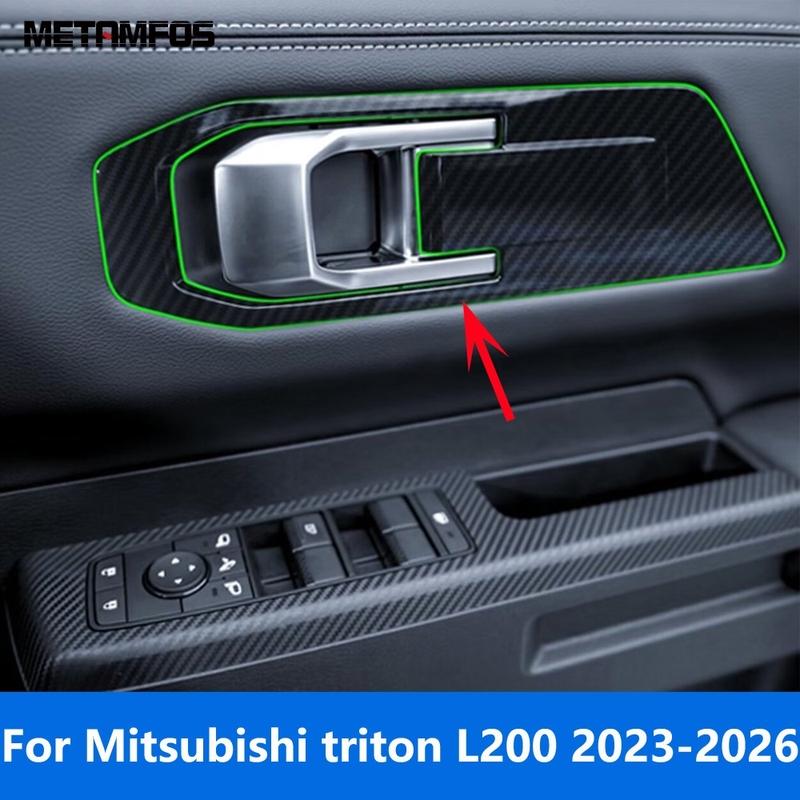 ide Door Handle Bowl Panel Cover Trim For Mitsubishi triton L200 -2025 2026 Carbon Fiber Interior Accessories Car Styling
ide Door Handle Bowl Panel Cover Trim For Mitsubishi triton L200 -2025 2026 Carbon Fiber Interior Accessories Car Styling