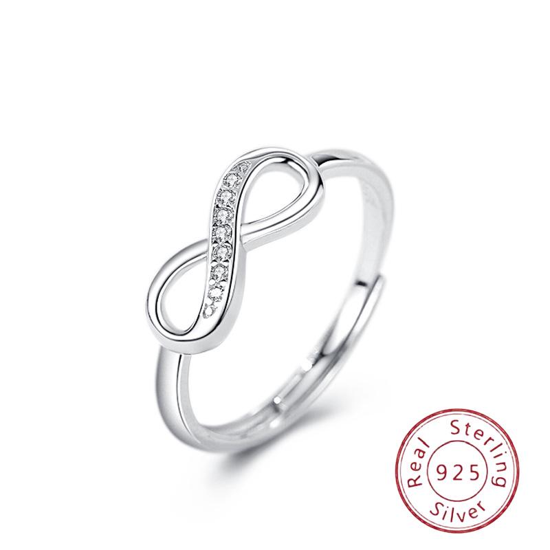 S925 Sterling Silver Figure Eight Ring: Women s Elegant European & American Style Adjustable
S925 Sterling Silver Figure Eight Ring: Women s Elegant European & American Style Adjustable
