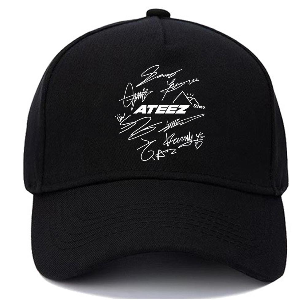 Kpop ATEEZ Member Signature Baseball Cap Adjustable Size Graphic Print Men s or Women s Casual Sun Hat for Aniteez Adjustable
Kpop ATEEZ Member Signature Baseball Cap Adjustable Size Graphic Print Men s or Women s Casual Sun Hat for Aniteez Adjustable