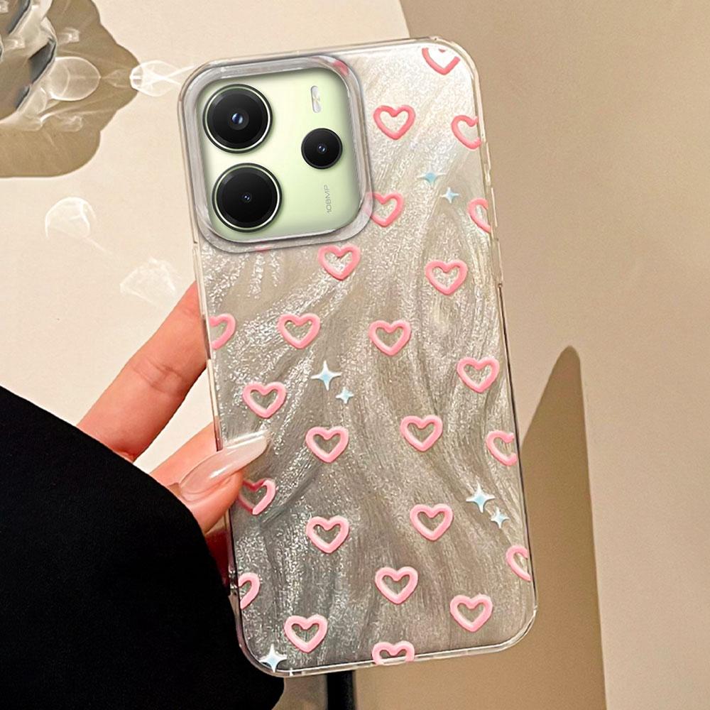 Cute Pink Love Heart Phone Cases for Xiaomi Redmi 13C 13 A5 Note 13 14 Pro Plus 13T 14T Poco C71 C65 Shell Silicone Back Cover Xiaomi 13T білий
Cute Pink Love Heart Phone Cases for Xiaomi Redmi 13C 13 A5 Note 13 14 Pro Plus 13T 14T Poco C71 C65 Shell Silicone Back Cover Xiaomi 13T білий