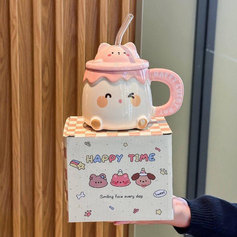 Kawaii Pet Ceramic Mug - Cute Gift for Girls Birthdays & New Year
Kawaii Pet Ceramic Mug - Cute Gift for Girls Birthdays & New Year