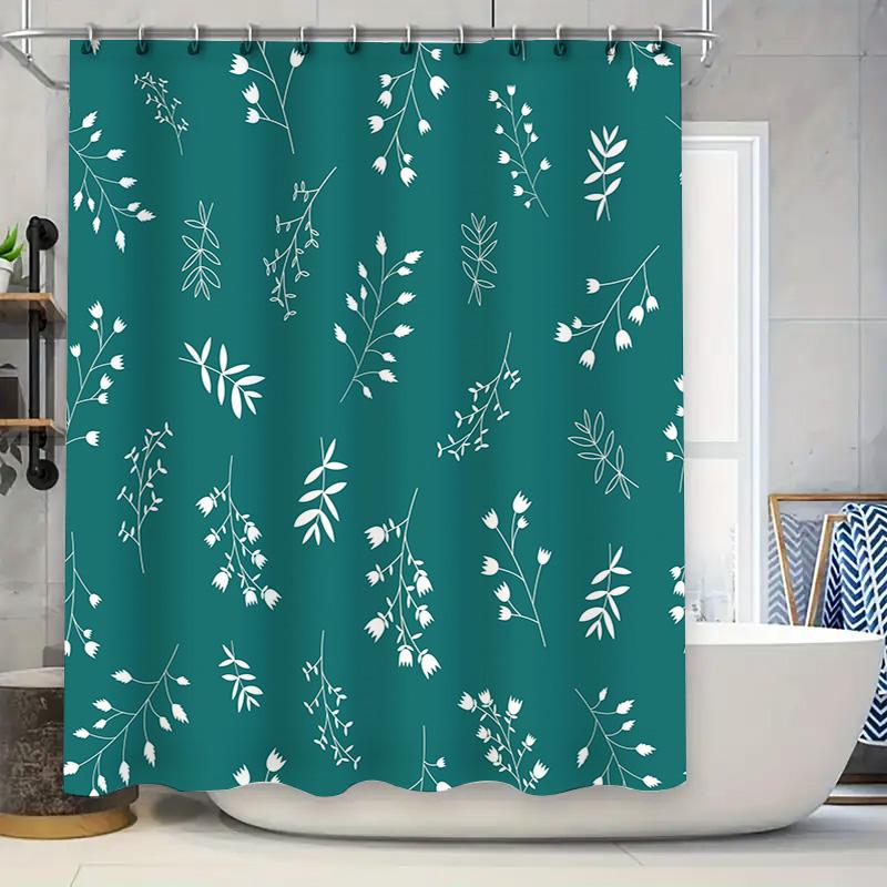 White Floral Bath Shower Curtain Waterproof Fabric Polyester Decorative Home Decoration Indoor Curtains for Bathroom 90x180cm
White Floral Bath Shower Curtain Waterproof Fabric Polyester Decorative Home Decoration Indoor Curtains for Bathroom 90x180cm