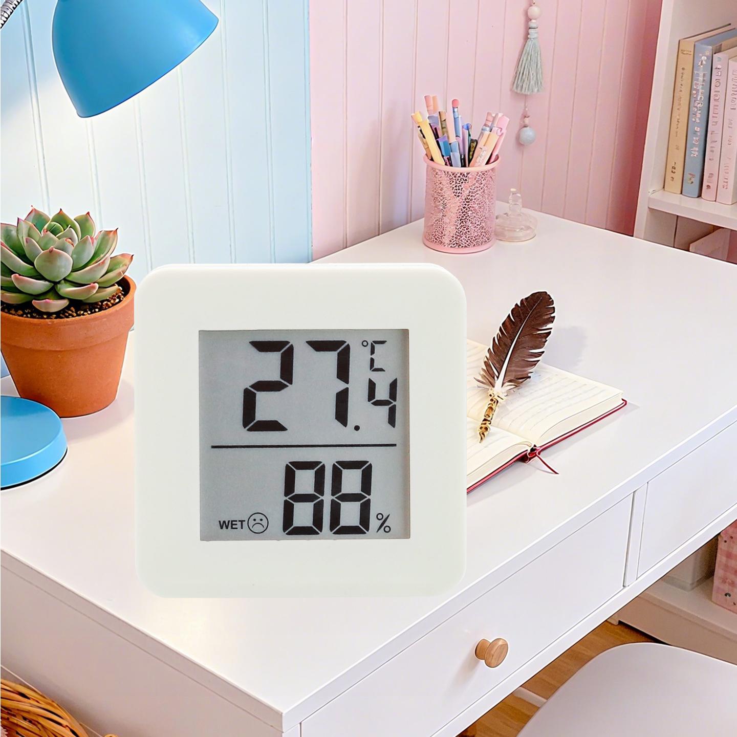 Mini Indoor Home Use Temperature Humidity Meter Baby Room Digital Display Wall Mounted Electronic Thermometer
Mini Indoor Home Use Temperature Humidity Meter Baby Room Digital Display Wall Mounted Electronic Thermometer