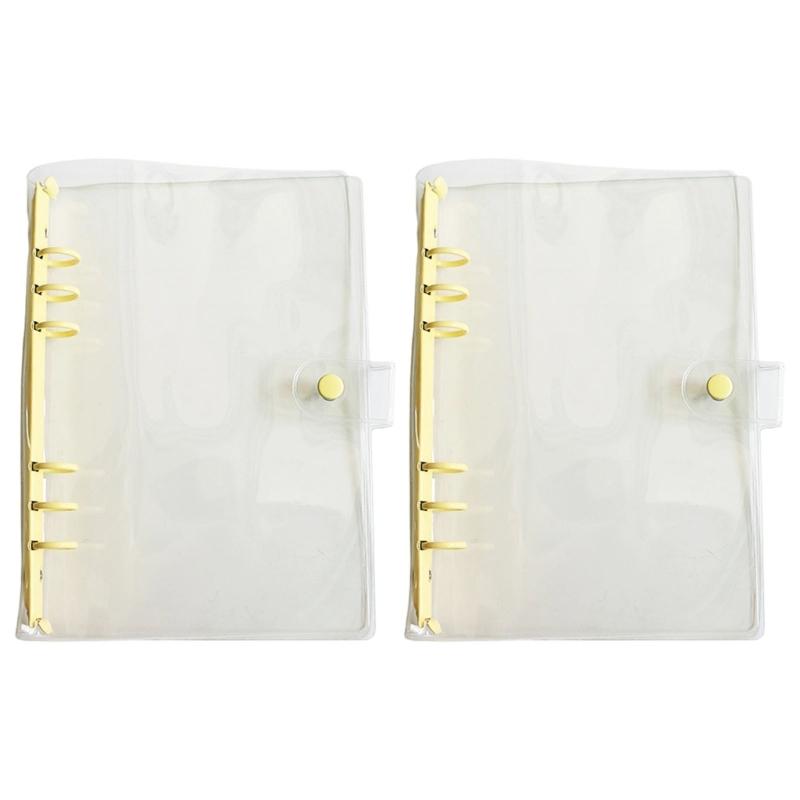 Clear Plastic Flexible Rings Binder Cover with Removable Pages for Notebooks Journals Ideal for School and Office Use жёлтый
Clear Plastic Flexible Rings Binder Cover with Removable Pages for Notebooks Journals Ideal for School and Office Use жёлтый
