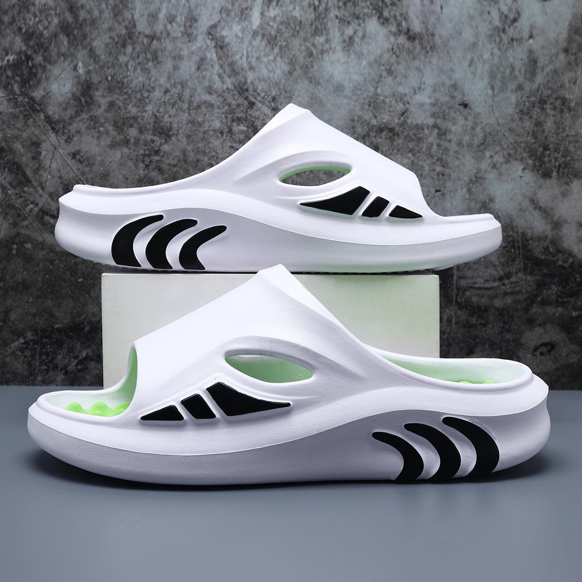 Тапочки мужские летние на открытом воздухе Тренд спорта и отдыха Net Red A Word Drag Нескользящие толстые тапочки с массажной подошвой Пляжные тапочки 44-45
Тапочки мужские летние на открытом воздухе Тренд спорта и отдыха Net Red A Word Drag Нескользящие толстые тапочки с массажной подошвой Пляжные тапочки 44-45