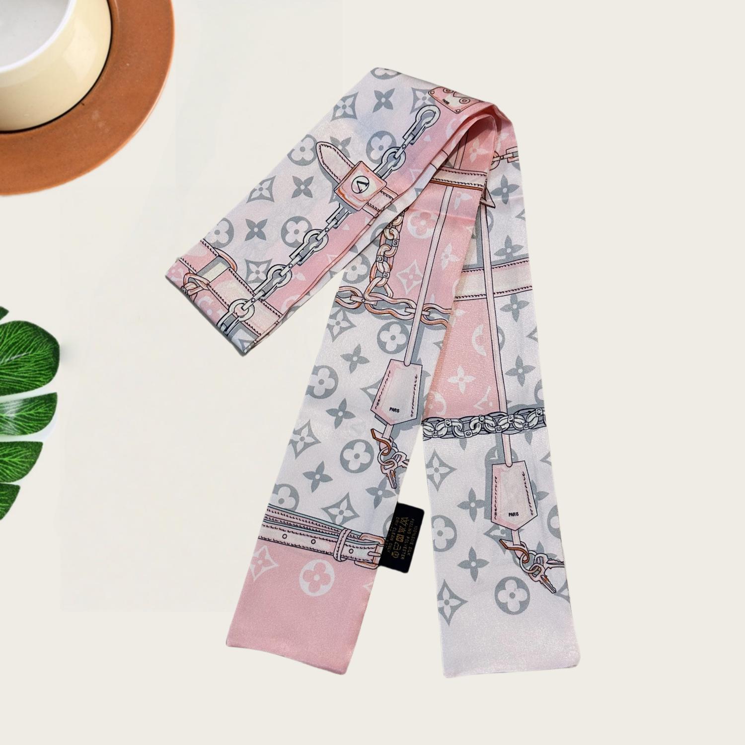 Хустка з шовкового твілу високого класу: Весна/Осінь, Універсальний аксесуар для сумок та пов язок на голову 8x120cm рожевий
Хустка з шовкового твілу високого класу: Весна/Осінь, Універсальний аксесуар для сумок та пов язок на голову 8x120cm рожевий