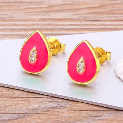 New Arrival Water Drop Shape Colorful Drip Oil Cute Delicate Stud Earrings for Women Summer Beach Enamel Party New Year Jewelry розы красного
New Arrival Water Drop Shape Colorful Drip Oil Cute Delicate Stud Earrings for Women Summer Beach Enamel Party New Year Jewelry розы красного